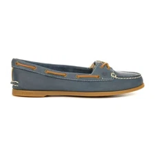 Sperry Women's A/O Skimmer Leather Navy Shoes STS84652