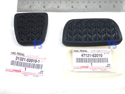 Genuine Toyota Brake & Clutch Pedal Pad Set For Hilux Vigo Champ SR5 MK6 (2005-2014)