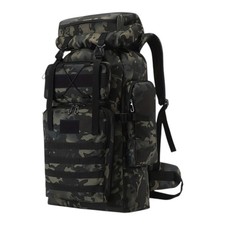 Zaino Militare Tattico 70L 80L Grande Capacità Trekking Softair Impermeabile