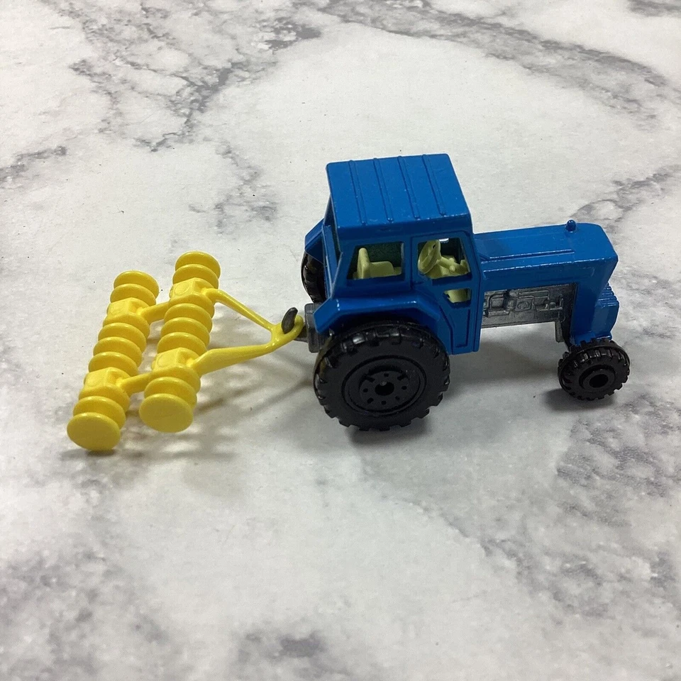 Matchbox Superfast Lesney 46 Ford Tractor Harrow In Box England Vintage 1978 - Image 4 of 4