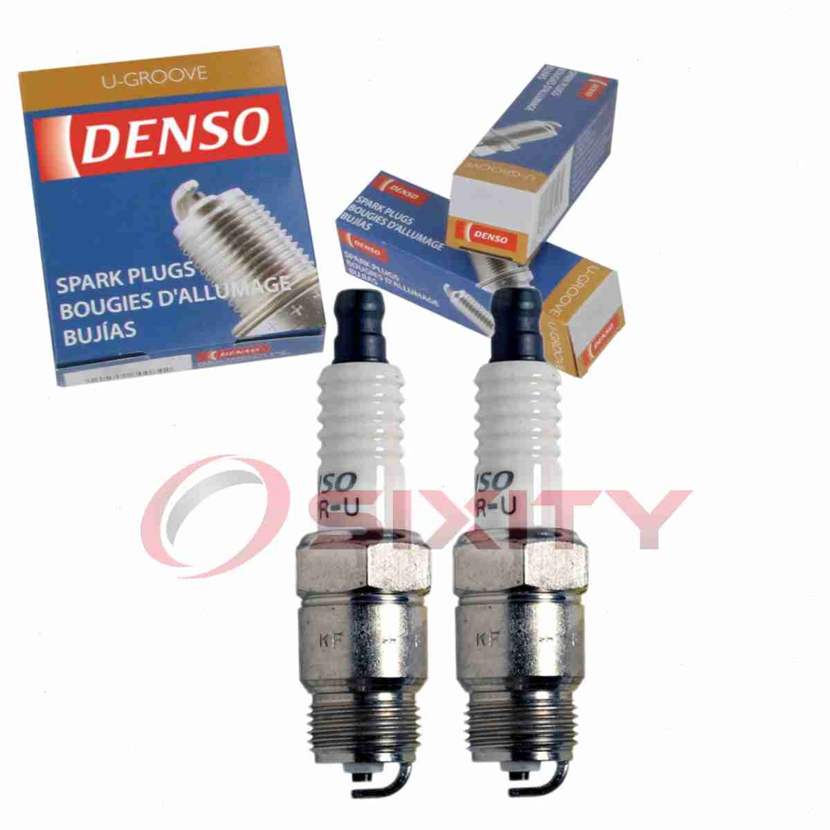 2 pc DENSO 5025 Standard U-Groove Spark Plugs for T16PR-U ASF42P ASF42CF4 cl