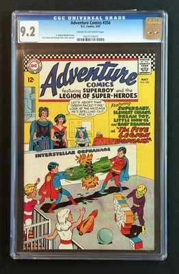 Adventure Comics 356 CGC 9.2 1967 Legion of Super-Heroes Curt Swan DC Superboy
