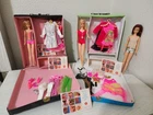 3 Vintage Barbie Dolls - Casey, Francie, Stacey,  2 Cases, & Outfits