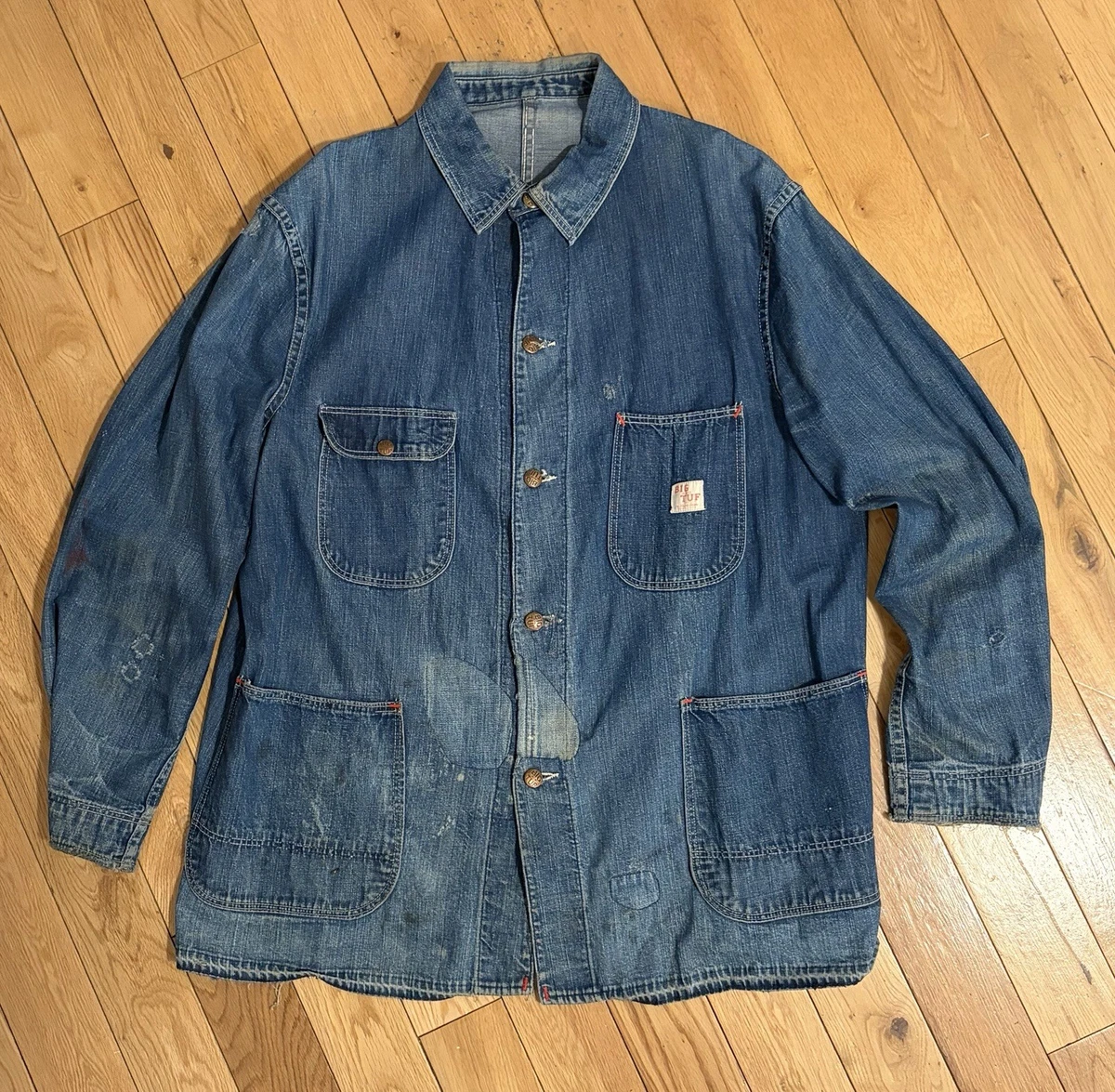 Denim 1940s Vintage Outerwear Coats & Jackets for Men for sale | eBay