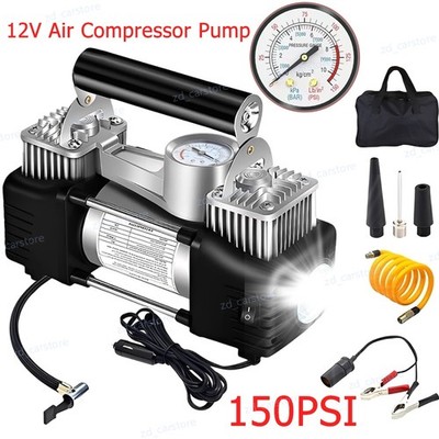 150 PSI Digital Display Tire Inflator Car Air Pump Compressor Portable Auto 12V