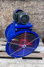 3-Phase 0.75kw Small Spray Booth Fan Axial Fan Extractor 500mm Exhaust Fumes