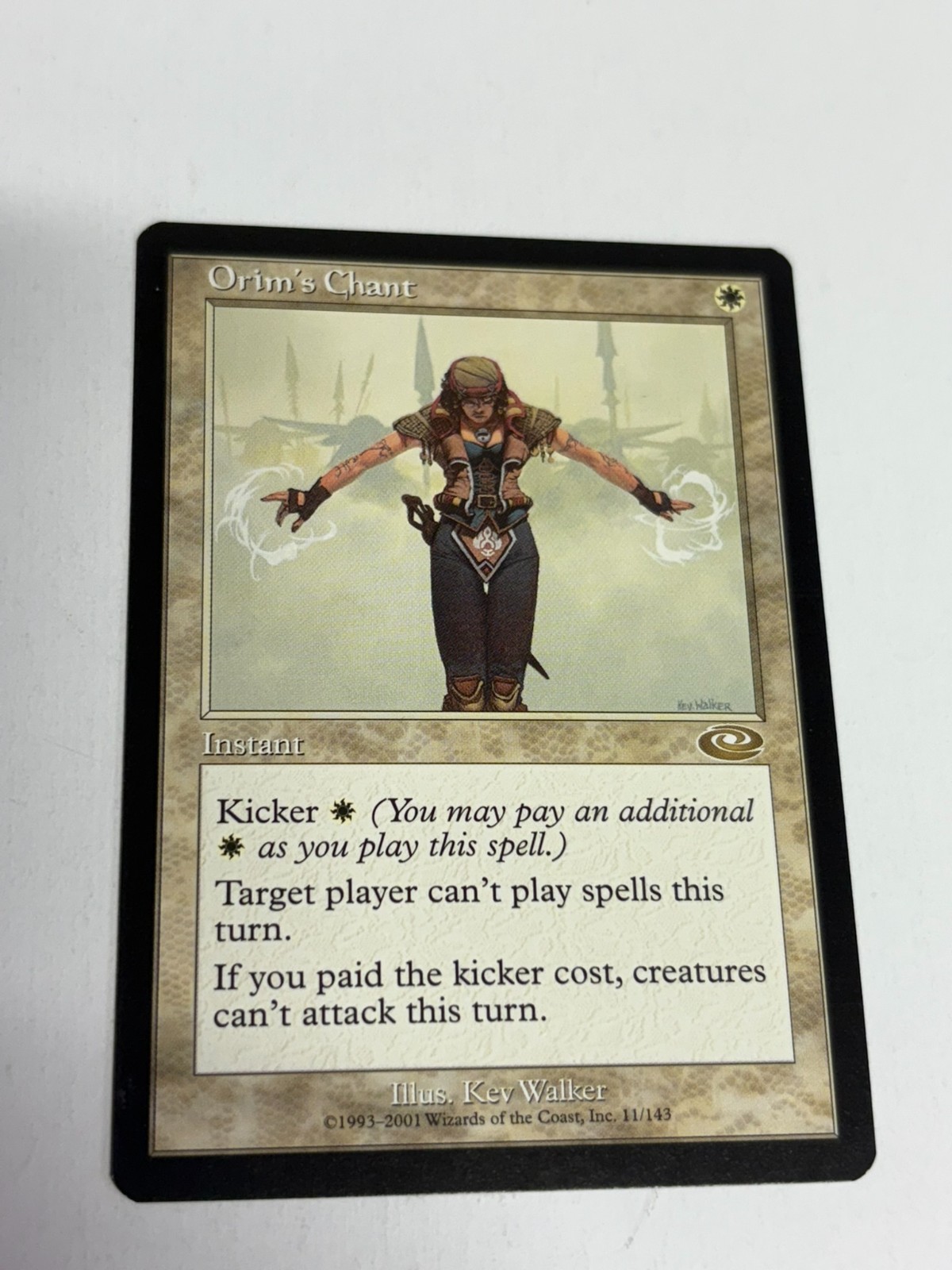 Orim's Chant Magic the Gathering MTG Rare Planeshift (2001)  LP/NM