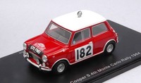 Spark Model Morris Cooper S N.182 4Th Monte Carlo Rally 1964 T.MAKINEN-P.VANSON