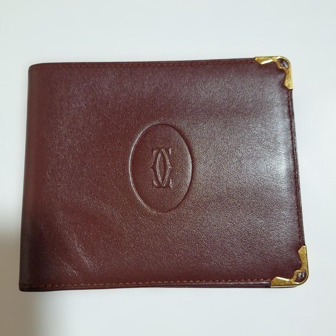 Cartier bifold wallet Bordeaux