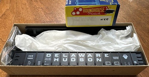 Kit Roundhouse HO #1692 50’ Mill Gondola Delaware & Hudson 15237 Nuevo en caja Nuevo en caja | Zustand: New