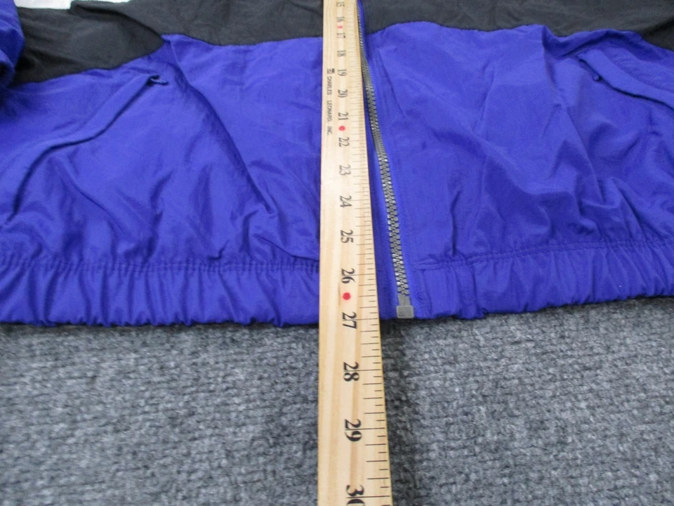 Chaqueta Adidas De Colección Para Hombre L Púrpura Retro Ligera Forrada Exterior Pista Y2K Foto 4 de 4