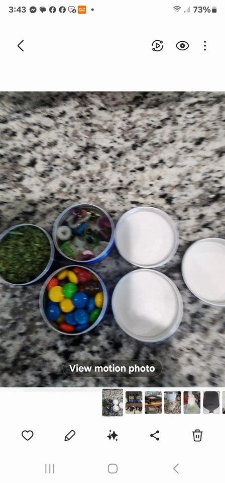 50 Pcs Blue Aluminum Round Cans With Lids, Reusable, Non Toxic Candle Making... - Image 3 of 4