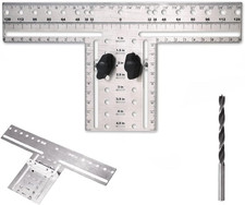 Cabinet Pull Metal Template  Handle Drill Mounting Template for Cabinet Doors an