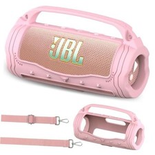 Silicone Cover Case for JBL Flip 7 Portable Speaker, Accessories for JBL Pink