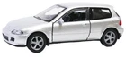 Welly Honda Civic Silver Metallic RHD 1:34 1:39 Scales 4.5 Inch Diecast in Box