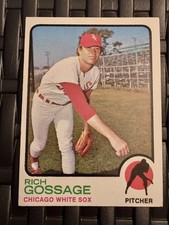 Rich Gossage Rookie Card 1973 Topps #174 Chicago White Sox. rookie card picture