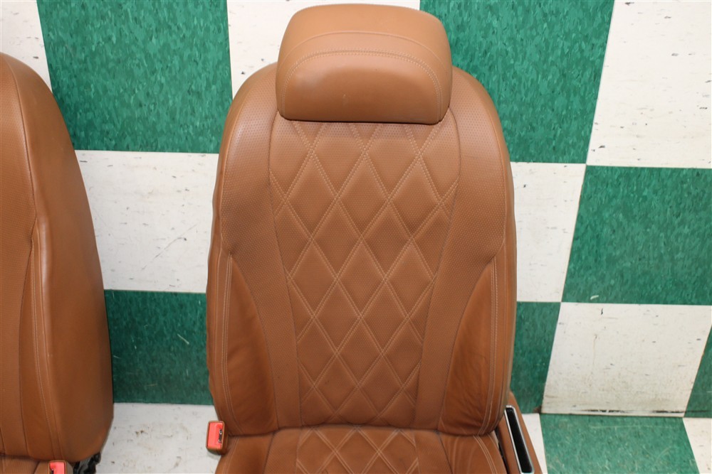 *NOTES* 15' Flying Spur Sedan Leather Power Heat Cool Buckets Backseat Seats Set