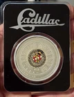 Cadillac Motor Car Co Colorized Rare Coin 1 Troy Oz .999 Fine Silver Round Medal