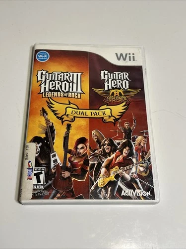 Guitar Hero III: Legends of Rock/Guitar Hero: Aerosmith Dual Pack Nintendo Wii