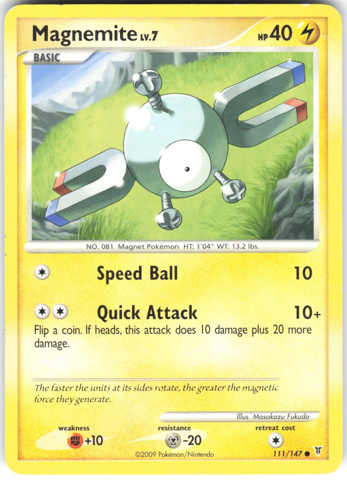Magnemite 111 Supreme Victors Common Pokemon Card HP
