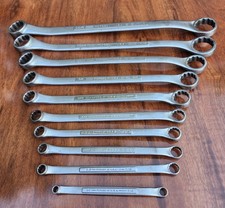 Vintage Craftsman Sae Offset Double Box Wrench Set Of 10 Usa Pre-owned Usa 