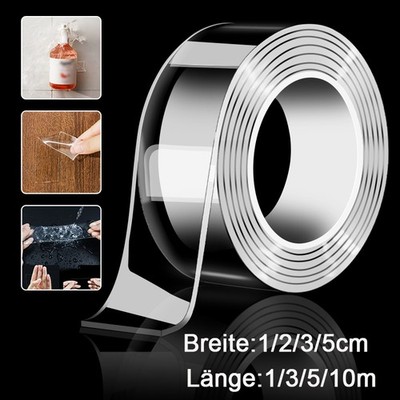 Nano Doppelseitiges Klebeband Transparent Nano Band Tape Beidseitig Extra Stark