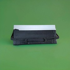 Vintage Metro Products 8-Track Tape Storage Case Black White Holds 12 No Handle