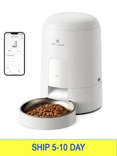 PETLIBRO Automatic Cat Feeder, Wi-Fi Rechargeable Cat Food Dispenser Battery-Ope