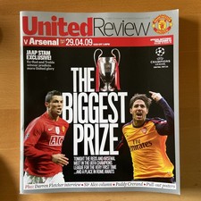 Manchester United v Arsenal Champions League Semi-Final 29/4/2009 1st Leg