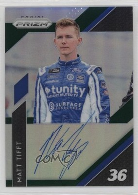 2019 Panini Prizm Driver Signatures Green 18/75 Matt Tifft #DS-MT Auto 7pv