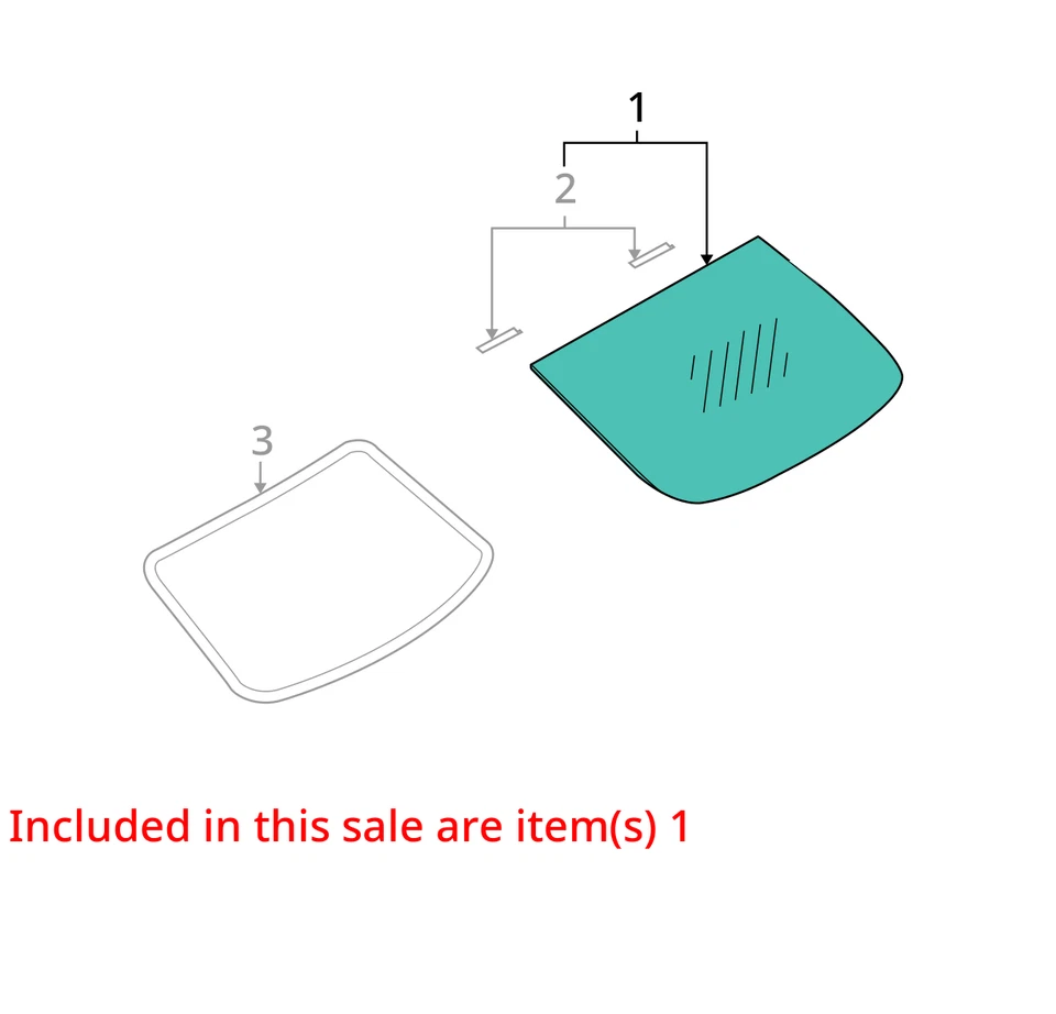 (LOCAL PICKUP ONLY) Back Glass 4 Door Sedan Fits 09-13 INFINITI G37 6835964 Foto 3 de 4