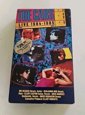 The Cars LIVE 1984-1985 Beta Max Video Vestron Video UNTESTED VTG 