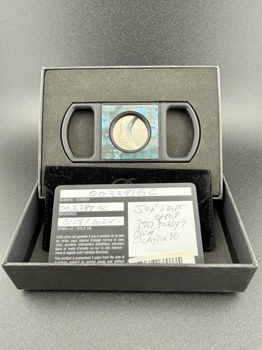 S.T DuPont Cigar Cutter Glacial Cave Carbon