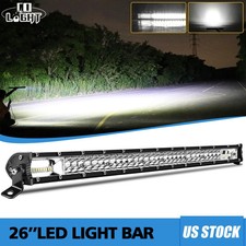 26 Led Work Light Bar Spot Flood Combo Driving Offroad 4wd Truck Utv Fog Lamp 26 Led Work Light Bar Spot Flood Combo Driving Offroad 4wd Truck Utv Fog Lamp