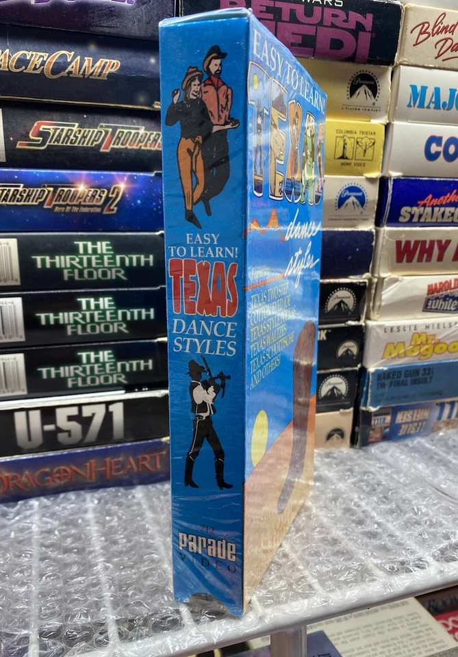 Easy To Learn! Texas Dance Styles VHS VCR Video Tape New Sealed HTF OOP Rare - Image 2 of 4