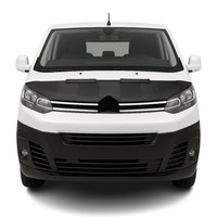 Haubenbra Bonnet Bra Steinschlagschutz FüR Opel Vivaro C 2019-2026 Schwarz Halb