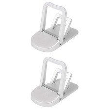 2X(2Pcs Portable Laptop Stand Computer Riser Lift Self-Adhesive Foldable 2497