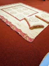 Quilted California King Comforter Set 3 Pieces