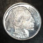 1oz Silver Bullion Buffalo and Indian Style WE COMBINE SHIPPING #R850