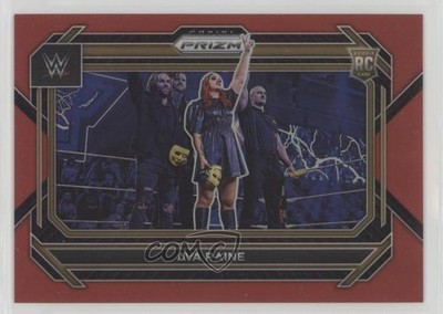 2023 Panini Prizm WWE Red Prizm 64/299 Ava Raine #56 Rookie RC 17p5