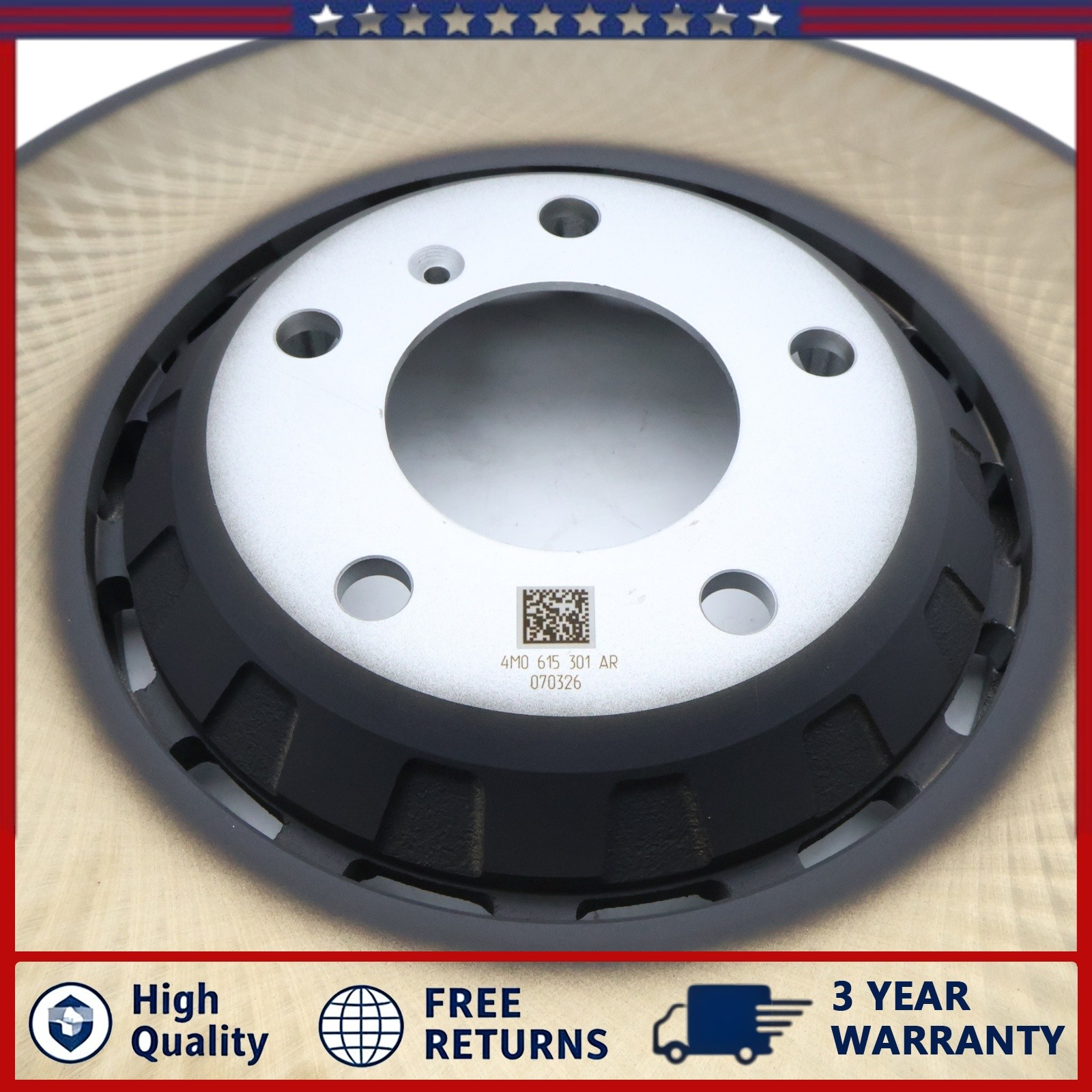 Bentley Bentayga Speed 2016-2023 Front Brake discs 2 pcs P/N 4M0615601N
