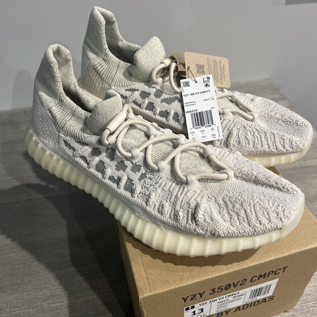 Size 13 - adidas Yeezy Boost 350 V2 CMPCT Slate Bone | eBay Size 13 - adidas Yeezy Boost 350 V2 CMPCT Slate Bone | eBay