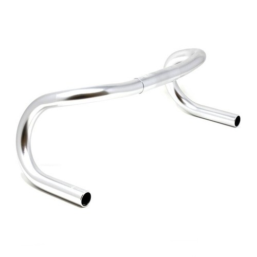 Nitto B135AA Randonneur Drop Road Handlebars 390mm Wide 25.4mm Clamp Silver