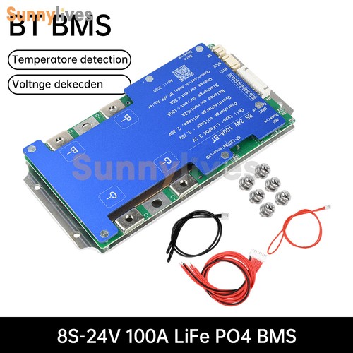 4S 8S 100A 200A Smart Bluetooth BMS APP LiFePO4 Battery Balance Protection Board - Picture 21 of 32