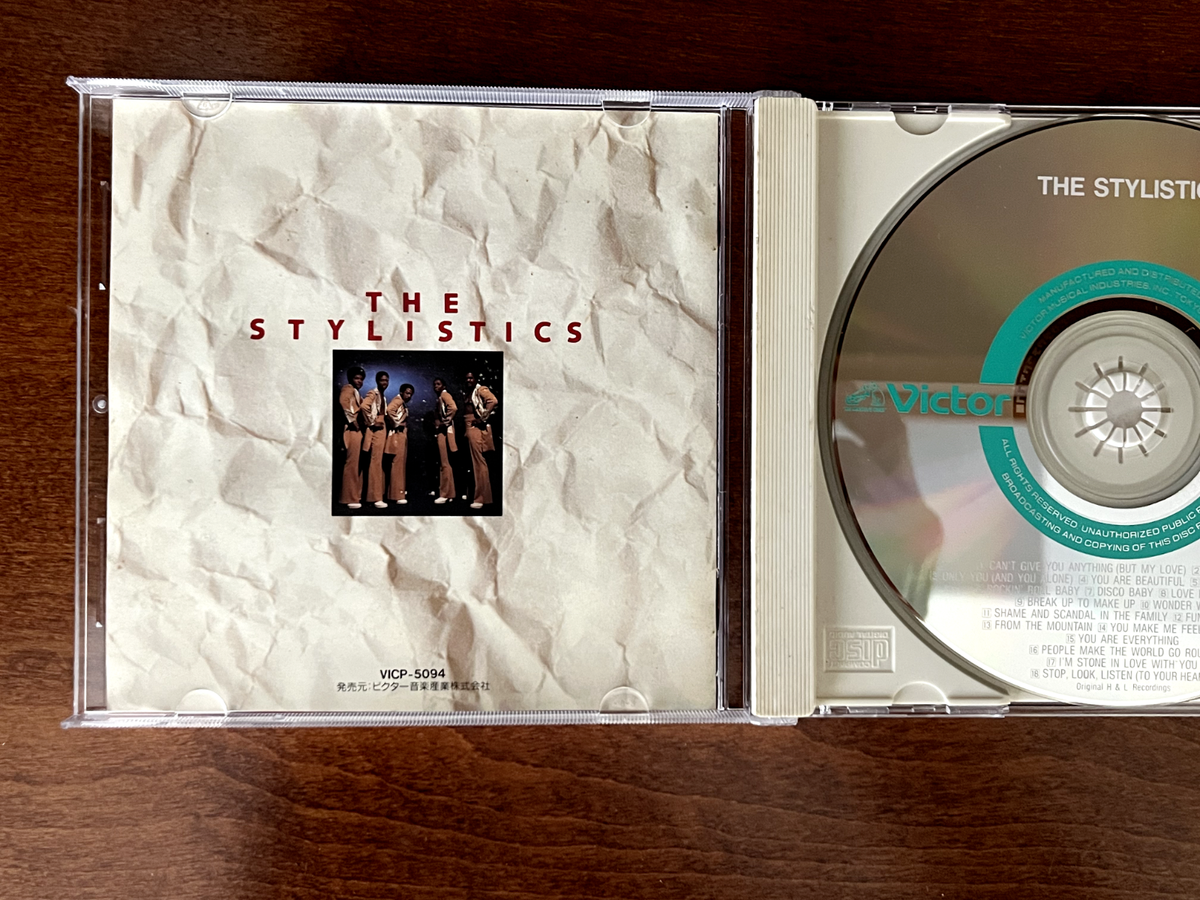 The Stylistics (CD, 1991, Victor, Japan) BB298 | eBay
