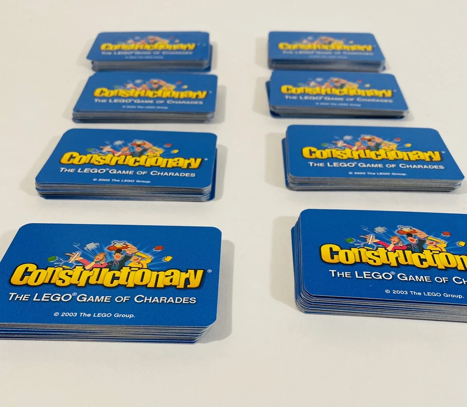 LEGO Constructionary Board Game of Charades 200 Replacement CARDS ONLY - Image 2 of 3
