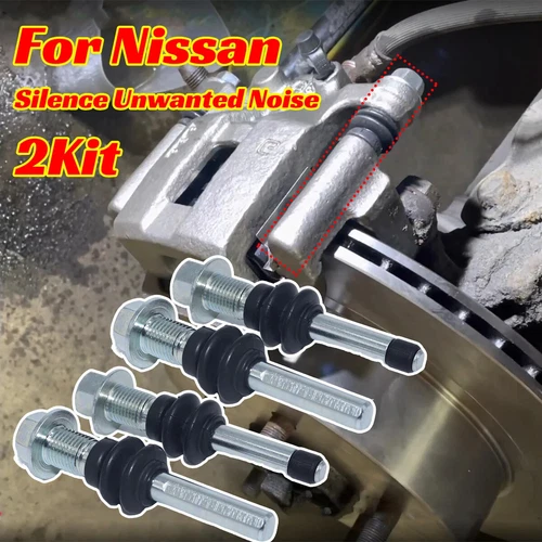 2 Set Rear Brake Caliper Cylinder Slider Guide Pin Bolt For Nissan Qashqai J10