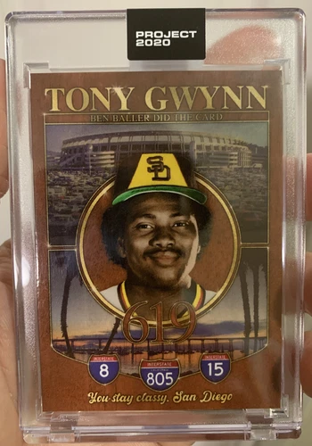 Topps project 2020 card 209 - 1983 Tony Gwynn by Ben Baller