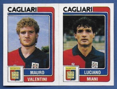 FIGURINE FOOTBALLERS PANINI 1986/87 - REC/REMOVED - N.352 VALENTINI/..- CAGLIARI