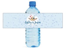 Love Letter Wedding Anniversary Engagement Bridal Shower Water Bottle labels